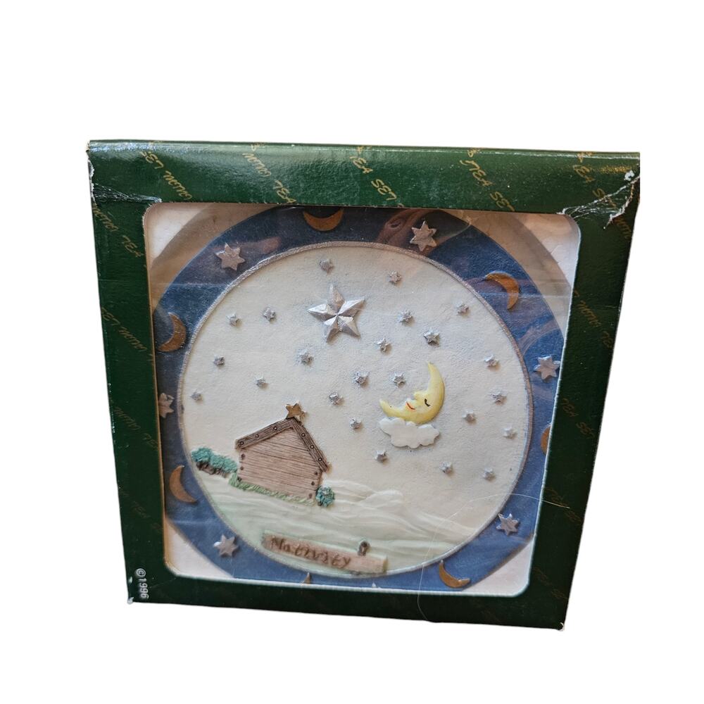 Popular Imports Vintage 1996 Tea Set Bear Nativity